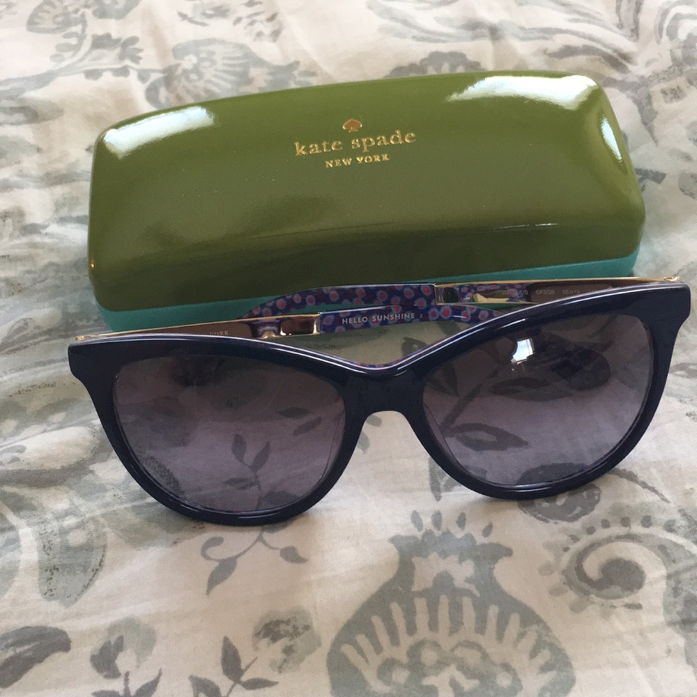 Kate Spade sunglasses and case